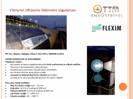 Doğalgaz Tesisi Ultrasonik Akışmetre Uygulaması