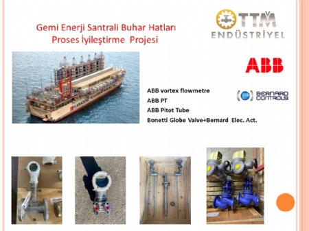  Gemi Enerji Santral Buhar Hatları Uygulaması