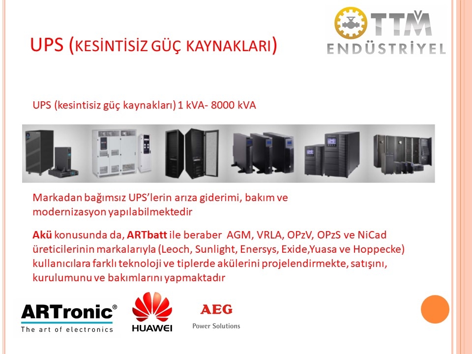 UPS-Kesintisiz güç kaynakları