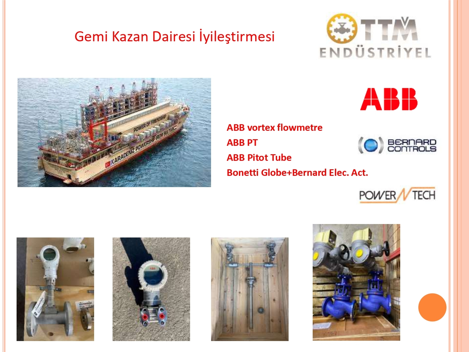 Gemi Enerji Santral Buhar Hatları Uygulaması